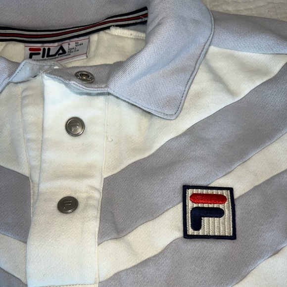 FILA sweatshirt with collar - Picture 5 of 14